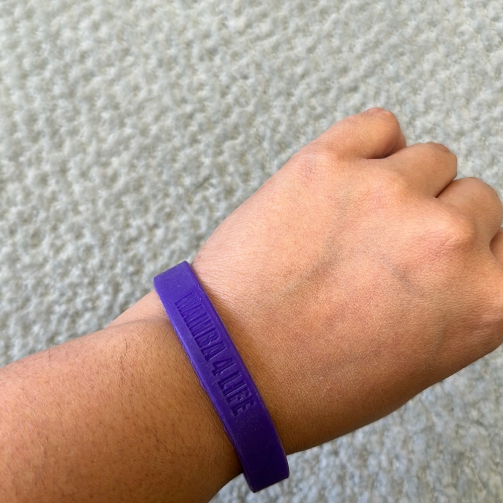 Kobe memorial Mamba For Life Band